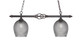 Toltec Lighting - 862-DG-4902 - Two Light Island Pendant - Elegante - Dark Granite