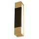 AFX Lighting - PTS3151200L30D1SBBK - LED Wall Sconce - Post - Satin Brass and Black