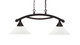 Toltec Lighting - 872-DG-314 - Two Light Island Pendant - Bow - Dark Granite Toltec Lighting - 872-DG-314 - Two Light Island Pendant - Bow - Dark Granite