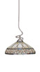 Toltec Lighting - 900-BN-948 - One Light Pendant - Capri - Brushed Nickel
