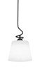 Toltec Lighting - 900-MB-4081 - One Light Pendant - Capri - Matte Black