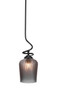 Toltec Lighting - 900-MB-4282 - One Light Pendant - Capri - Matte Black