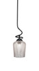 Toltec Lighting - 900-MB-4283 - One Light Pendant - Capri - Matte Black