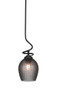 Toltec Lighting - 900-MB-4902 - One Light Pendant - Capri - Matte Black