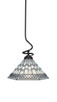 Toltec Lighting - 900-MB-910 - One Light Pendant - Capri - Matte Black