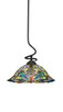 Toltec Lighting - 900-MB-990 - One Light Pendant - Capri - Matte Black