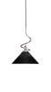 Toltec Lighting - 901-BN-4009 - One Light Mini Pendant - Capri - Brushed Nickel