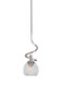 Toltec Lighting - 901-BN-4100 - One Light Mini Pendant - Capri - Brushed Nickel