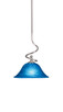 Toltec Lighting - 901-BN-435 - One Light Mini Pendant - Capri - Brushed Nickel