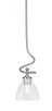 Toltec Lighting - 901-BN-4760 - One Light Mini Pendant - Capri - Brushed Nickel