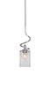 Toltec Lighting - 901-BN-530 - One Light Mini Pendant - Capri - Brushed Nickel