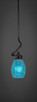 Toltec Lighting - 901-DG-5055 - One Light Mini Pendant - Capri - Dark Granite