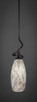 Toltec Lighting - 901-DG-5064 - One Light Mini Pendant - Capri - Dark Granite