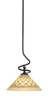 Toltec Lighting - 901-DG-7182 - One Light Mini Pendant - Capri - Dark Granite