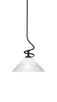 Toltec Lighting - 901-MB-2121 - One Light Mini Pendant - Capri - Matte Black