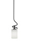 Toltec Lighting - 901-MB-310 - One Light Mini Pendant - Capri - Matte Black