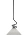 Toltec Lighting - 901-MB-4001 - One Light Mini Pendant - Capri - Matte Black