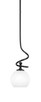 Toltec Lighting - 901-MB-4101 - One Light Mini Pendant - Capri - Matte Black