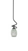 Toltec Lighting - 901-MB-4165 - One Light Mini Pendant - Capri - Matte Black