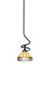 Toltec Lighting - 901-MB-9405 - One Light Mini Pendant - Capri - Matte Black