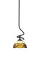 Toltec Lighting - 901-MB-9975 - One Light Mini Pendant - Capri - Matte Black