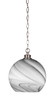 Toltec Lighting - 91-BN-4369 - One Light Pendant - Kimbro - Brushed Nickel