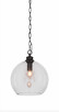 Toltec Lighting - 91-MB-4370 - One Light Pendant - Kimbro - Matte Black