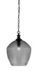 Toltec Lighting - 95-MB-4222 - One Light Pendant - Zola - Matte Black