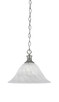 Toltec Lighting - 96-BN-5731 - One Light Pendant - Chain - Brushed Nickel