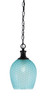 Toltec Lighting - 96-MB-4905 - One Light Pendant - Zola - Matte Black