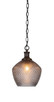 Toltec Lighting - 96-MB-4922 - One Light Pendant - Zola - Matte Black