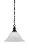Toltec Lighting - 96-MB-5731 - One Light Pendant - Chain - Matte Black