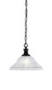 Toltec Lighting - 96-MB-5931 - One Light Pendant - Chain - Matte Black