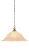 Toltec Lighting - 96-NAB-53818 - One Light Pendant - Chain - New Age Brass