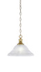 Toltec Lighting - 96-NAB-5931 - One Light Pendant - Chain - New Age Brass