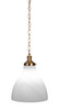 Toltec Lighting - 99-NAB-4721 - One Light Pendant - Juno - New Age Brass
