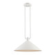 Trans Globe Imports - 11762 WH - One Light Pendant - Roscoe - White