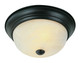Trans Globe Imports - 13619 ROB - Three Light Flushmount - Browns - Rubbed Oil Bronze