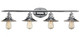 Trans Globe Imports - 20514 PC - Four Light Vanity Bar - Griswald - Polished Chrome