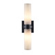 Trans Globe Imports - 22690 BK - Two Light Wall Sconce - Isla - Black