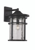 Trans Globe Imports - 40381 BK - One Light Wall Lantern - Avalon - Black Trans Globe Imports - 40381 BK - One Light Wall Lantern - Avalon - Black