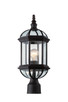 Trans Globe Imports - 4186 RT - One Light Postmount Lantern - Wentworth - Rust