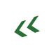 Nora Lighting - NEXC-G - Replacement Chevron for Edge-lit Exit Sign - Exit & Emergency - Green