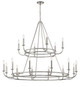 Crystorama - BAI-A2109-PN - 18 Light Chandelier - Bailey - Polished Nickel