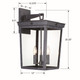 Belmont Three Light Outdoor Wall Sconce (BEL-A8063-GE)
