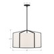 Carlyn Six Light Pendant (CAR-9206-BK)