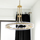 Clover Eight Light Chandelier (CLO-8898-AG)