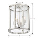 Devon Four Light Semi Flush Mount (DEV-B8004-PN_CEILING)