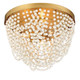 Fiona Three Light Flush Mount (FIO-A9103-GA-WH)