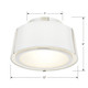 Fulton Two Light Semi Flush Mount (FUL-903-PN)